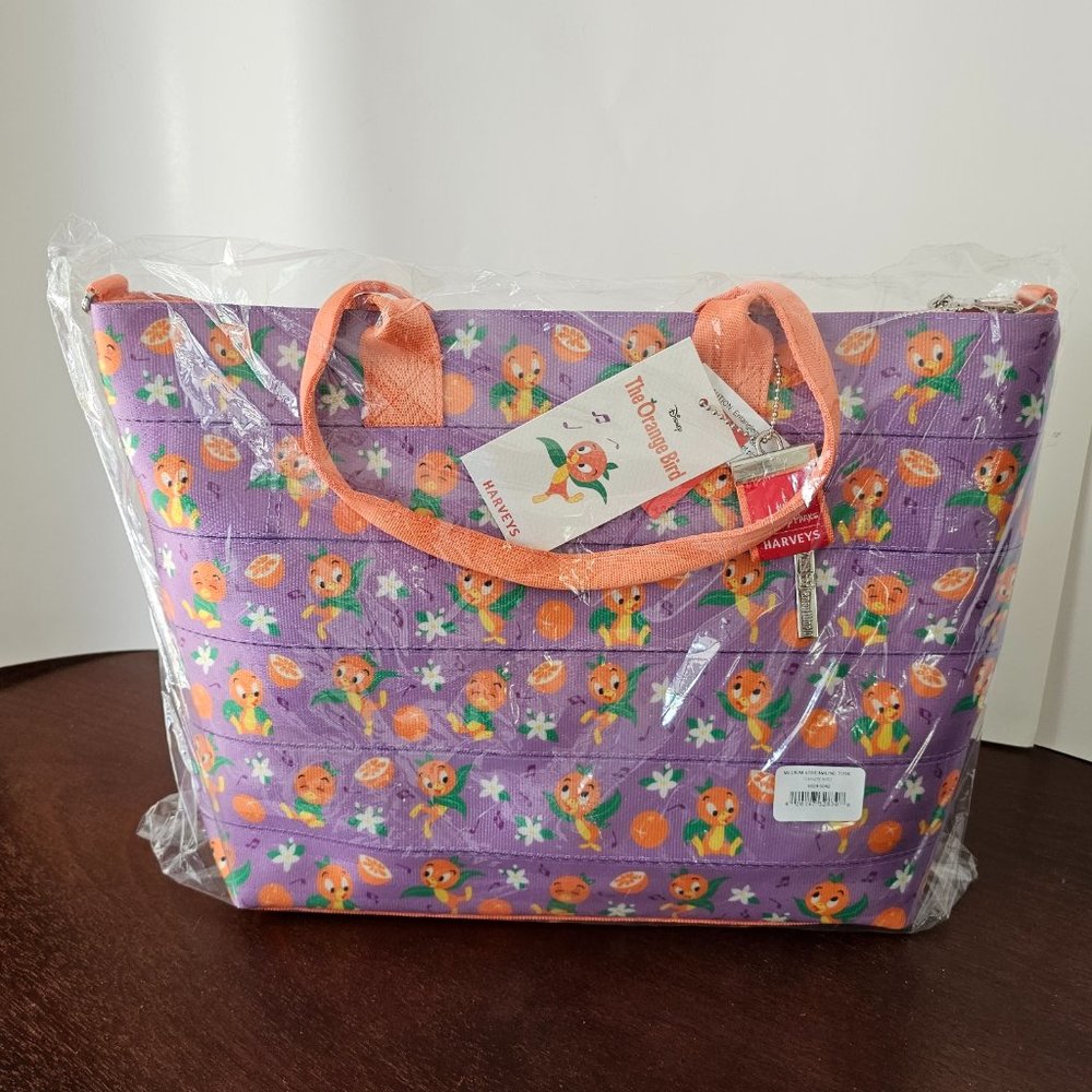 NWT!! HARVEYS Walt Disney World 50th Anniversary Orange Bird Tote